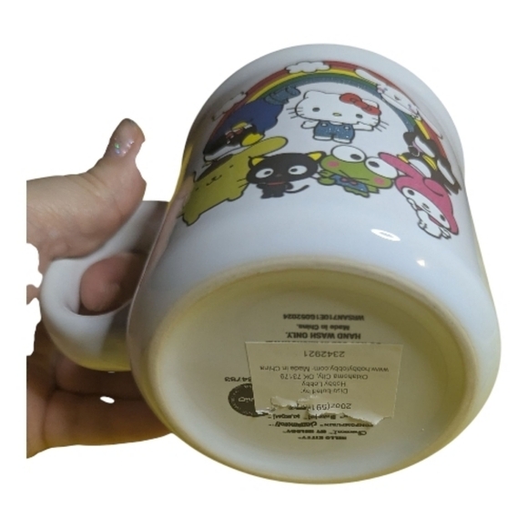 Hello Kitty Rainbow Mug Sanrio Friends White - Picture 6 of 7